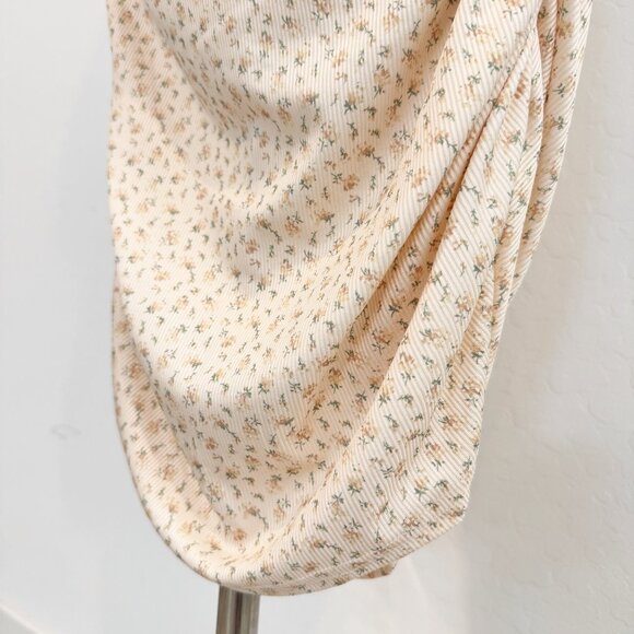 Shein Ditzy Floral Ruched Bodycon Cami Mini Dress Vacation Summer Party Large - Picture 5 of 10